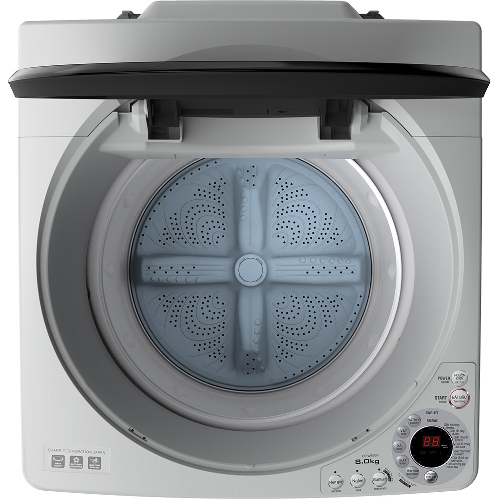 Máy giặt lồng đứng Sharp 8kg ES-W80GV-H
