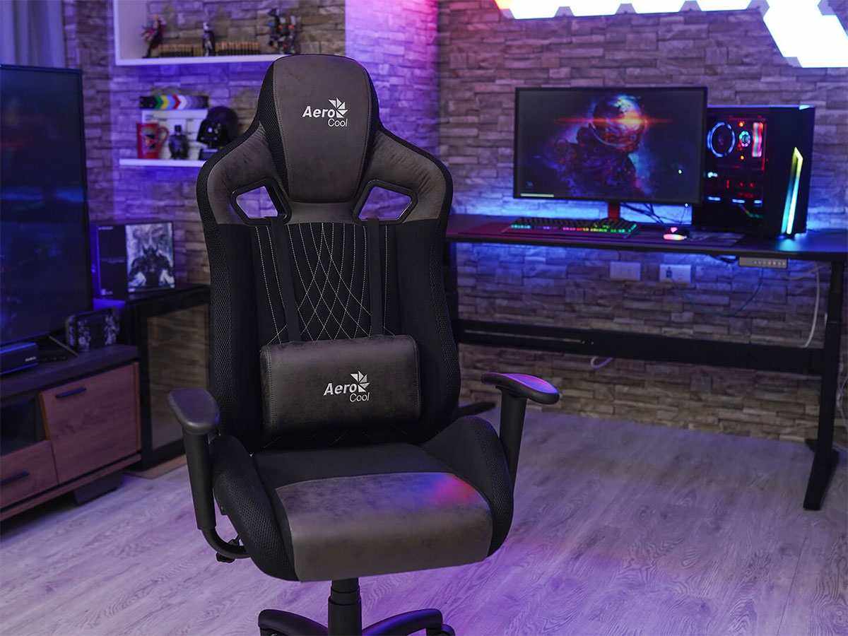 Ghế Aerocool Gaming Chair Earl Iron (Black)