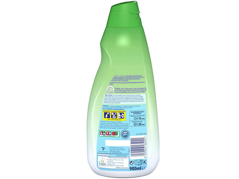 Gel rửa bát Finish Eco 0% 900ml