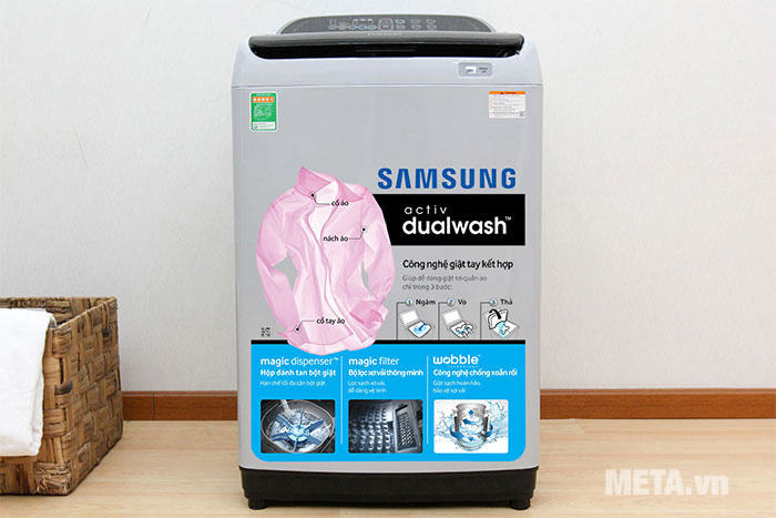 Máy giặt lồng đứng Samsung WA85J5712SG/SV 8,5kg