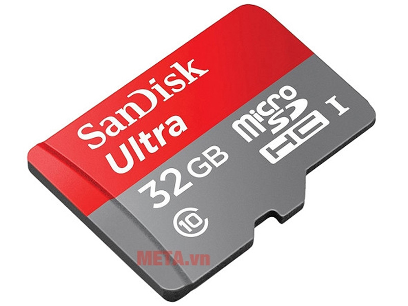 Thẻ nhớ 32Gb micro SDHC SanDisk Ultra C10 100MB/s, SDSQUNR-032G-GN3MN