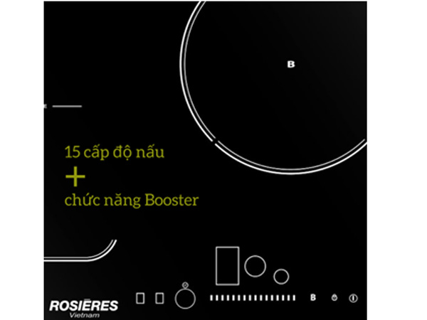 Bếp từ không giới hạn vùng nấu Rosieres RFI802 (80cm)