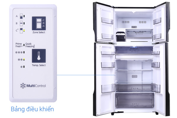 Tủ lạnh Panasonic Inverter 550 lít 4 cửa NR-DZ601VGKV