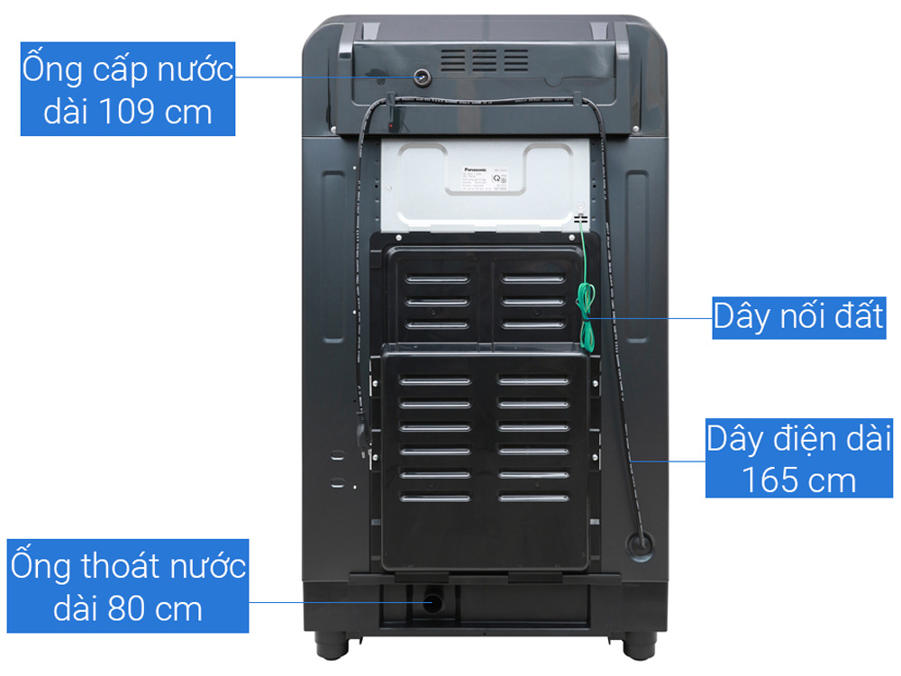 Máy giặt lồng đứng Panasonic Inverter 12.5kg NA-FD12VR1BV