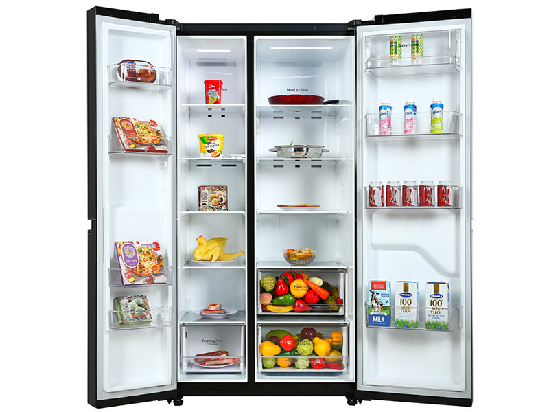 Tủ lạnh side by side LG Inverter 649 Lít GR-B257WB