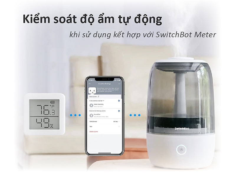 Máy phun sương tạo ẩm thông minh SwitchBot Smart Humidifier 3.5L