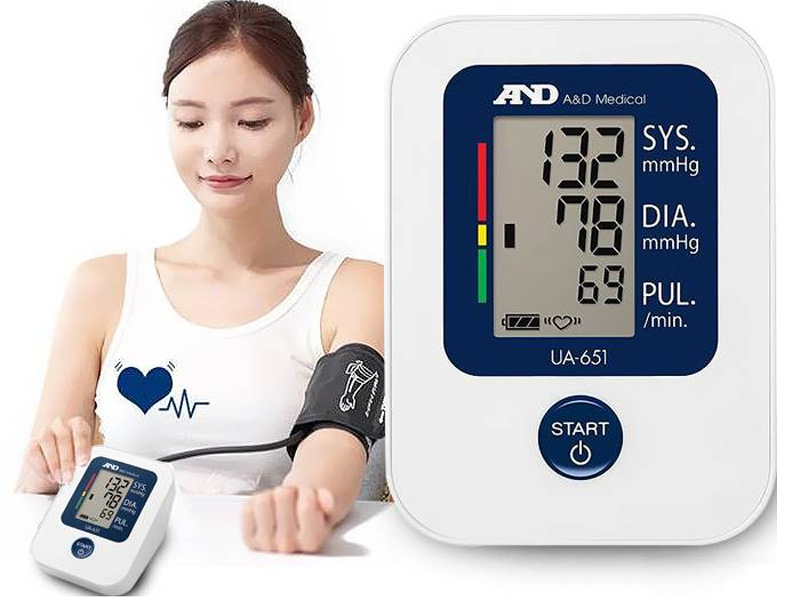 Máy đo huyết áp bắp tay tự động A&D Medical UA-651