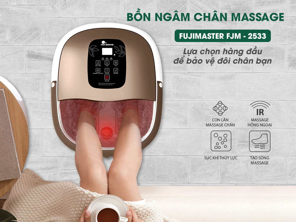 Bồn ngâm chân massage Fuji Master FJM-2533