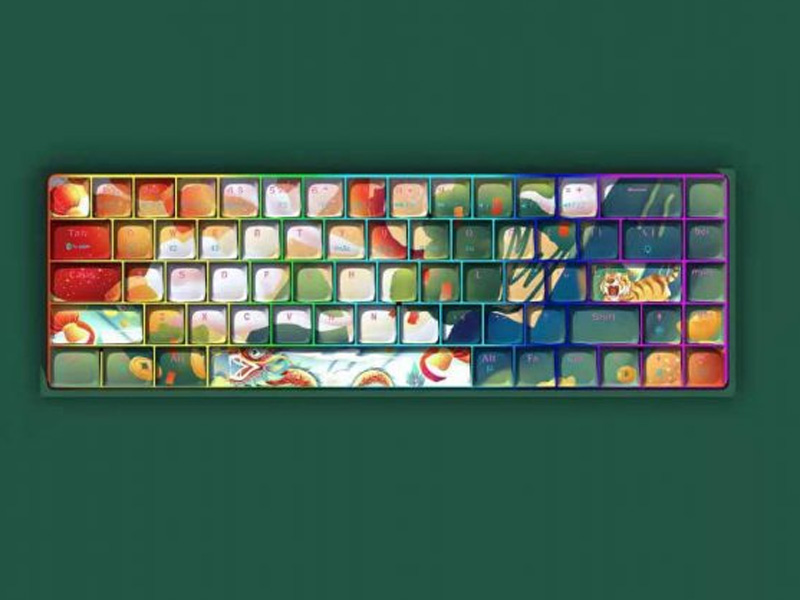Bộ keycap Newmen – Rồng – Hổ Jungle Layout 68 nút
