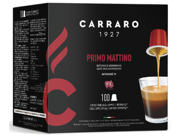 Cà phê viên nén Carraro Primo Mattino (100 Viên)