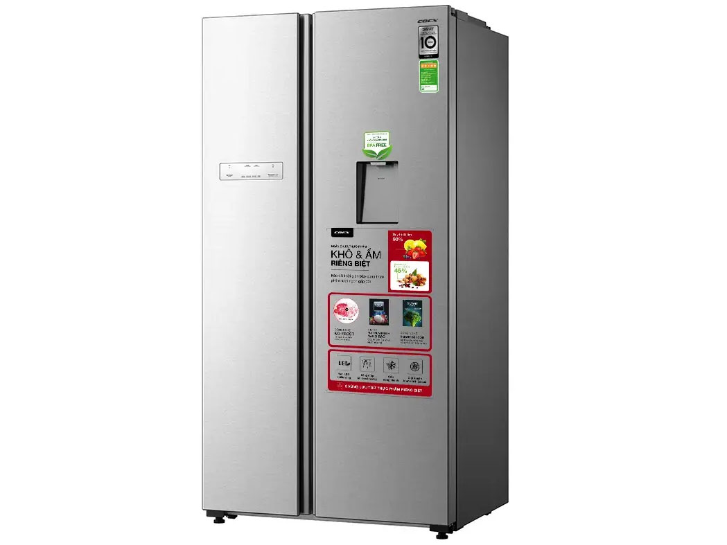 Tủ lạnh Side by side Inverter Coex RS-4004MSW - 535 lít