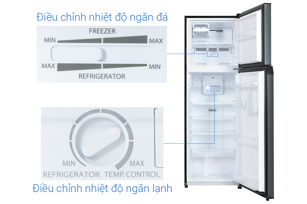 Tủ lạnh Toshiba Inverter 253 lít GR-RT329WE-PMV(52) (Model 2023)