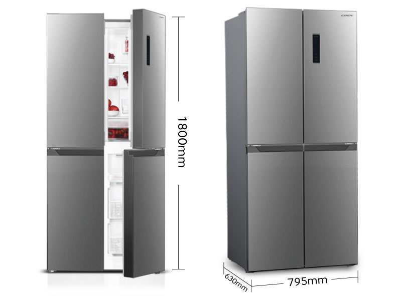 Tủ lạnh 4 cửa Inverter 362L COEX RM-4007MIS (Inox bạc)