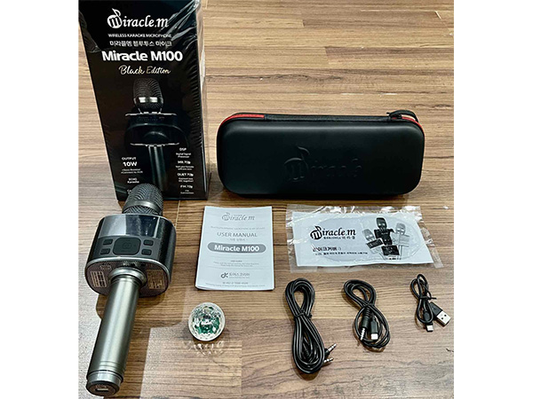 Micro Karaoke Bluetooth cao cấp Hàn Quốc Miracle M100
