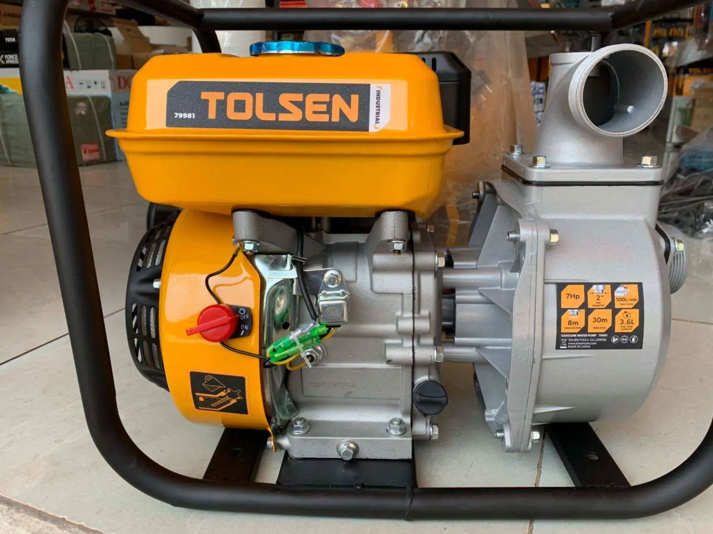 Máy bơm nước chạy xăng 2 inch Tolsen 79981
