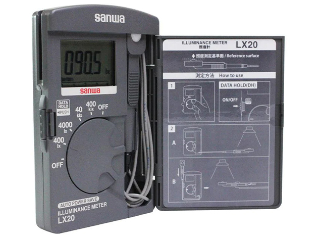 Thiết bị đo cường độ ánh sáng Sanwa LX20