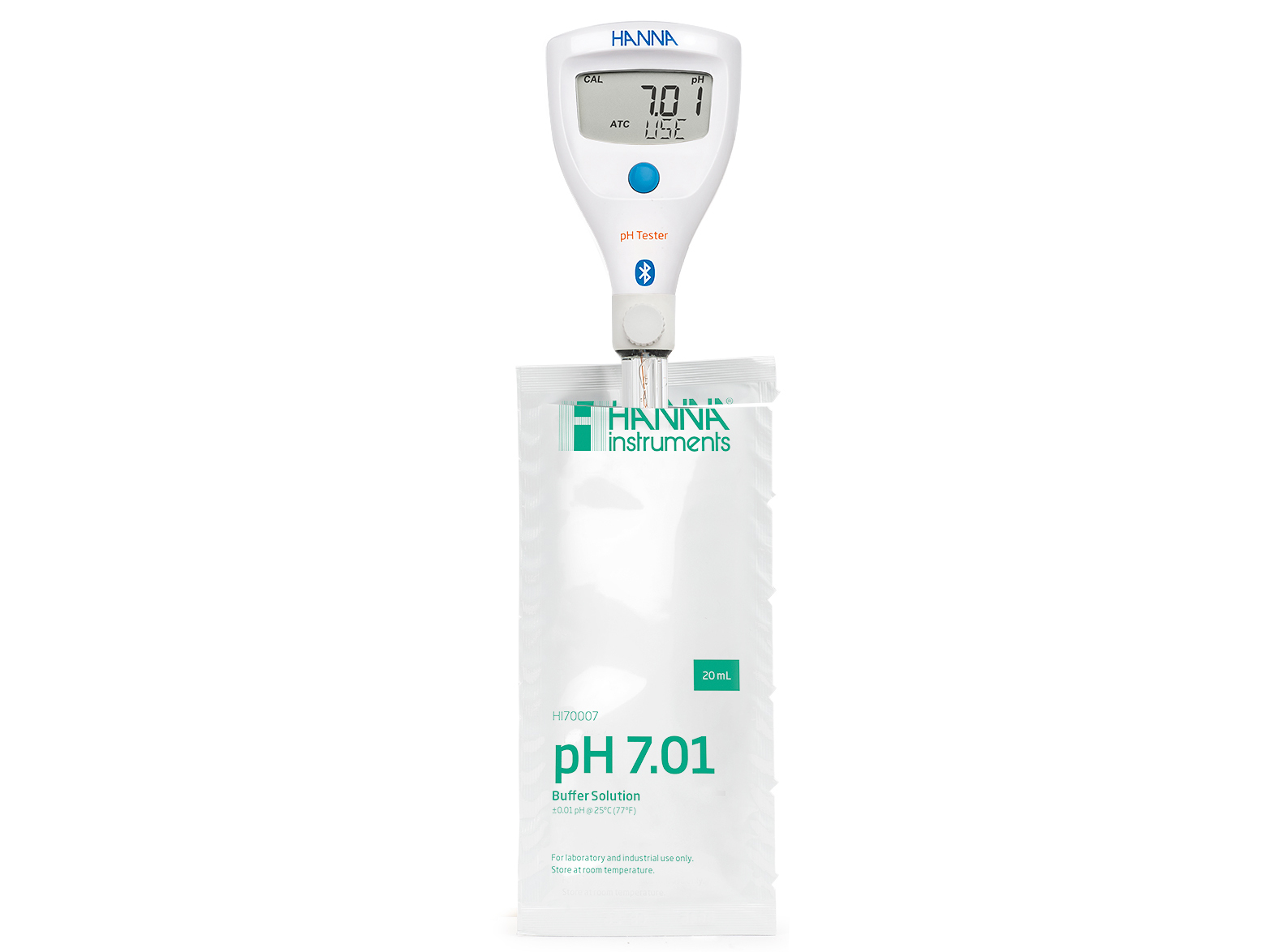 Bút đo pH/nhiệt độ HALO2 Bluetooth trong phòng thí nghiệm HI9810402