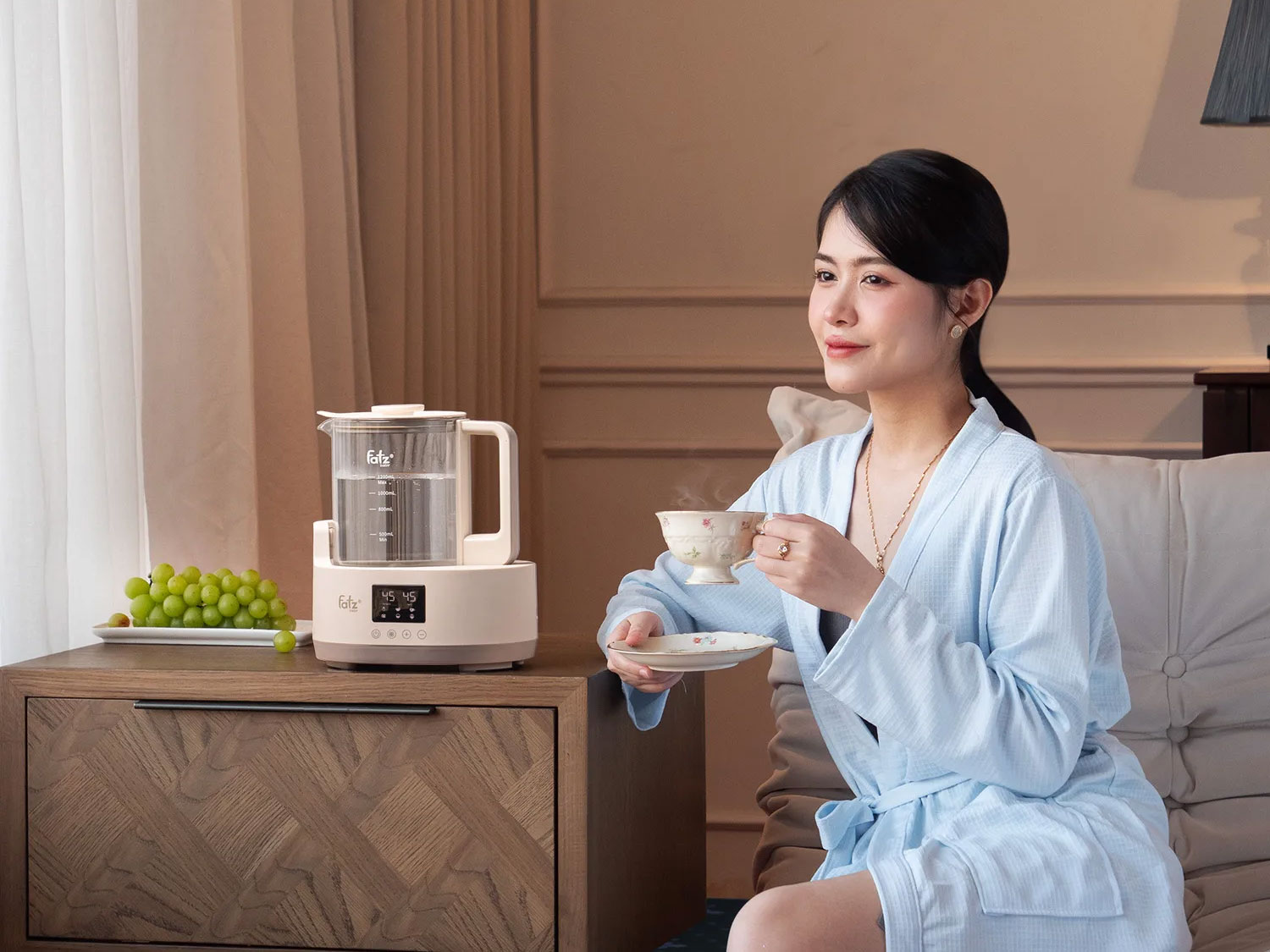 Máy đun và hâm nước pha sữa điện tử Fatzbaby HiQuick 1 FB3711CY