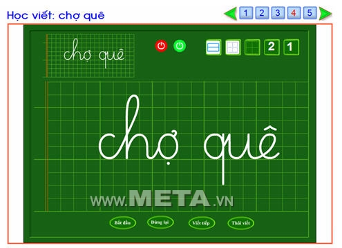 Tập viết chữ Việt 1
