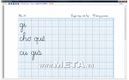 Tập viết chữ Việt 1