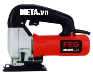 Máy cưa sọc FEG EG-865 có thiết kế màu đỏ-đen tạo cảm giác hiện đại cho sản phẩm.