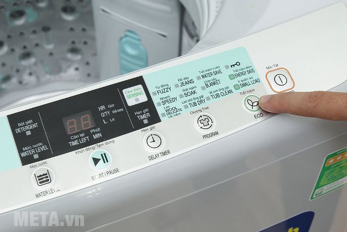 Máy giặt cửa trên 8kg Hitachi SF- 80P trang bị cảm biến Eco thông minh