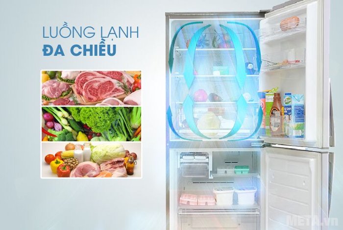 Tủ lạnh Aqua T219FA ứng dụng công nghệ làm lạnh đa chiều