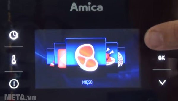 Lò nướng điện Amica EBI81064BAA màn hình kĩ thuật số