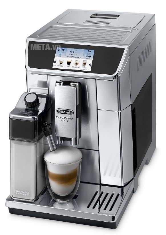 Máy pha cà phê tự động Delonghi ECAM650.75.MS với thiết kế cao cấp 