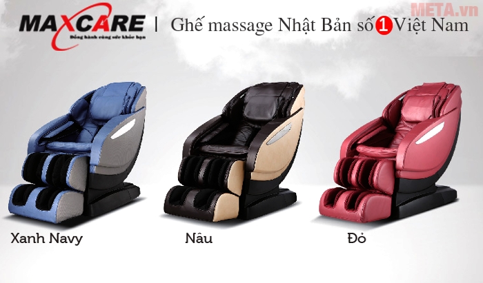 Ghế massage toàn thân Maxcare Max 668 mang nhiều màu sắc 