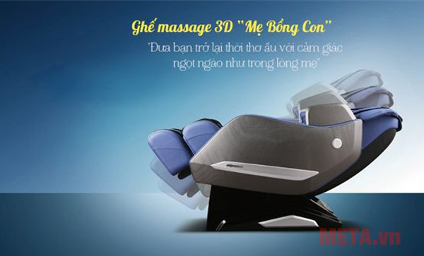 Ghế massage đưa bạn trở lại thời ấu với cảm giác ngọt ngào như trong lòng mẹ Ghế massage đưa bạn trở lại thời ấu với cảm giác ngọt ngào như trong lòng mẹ