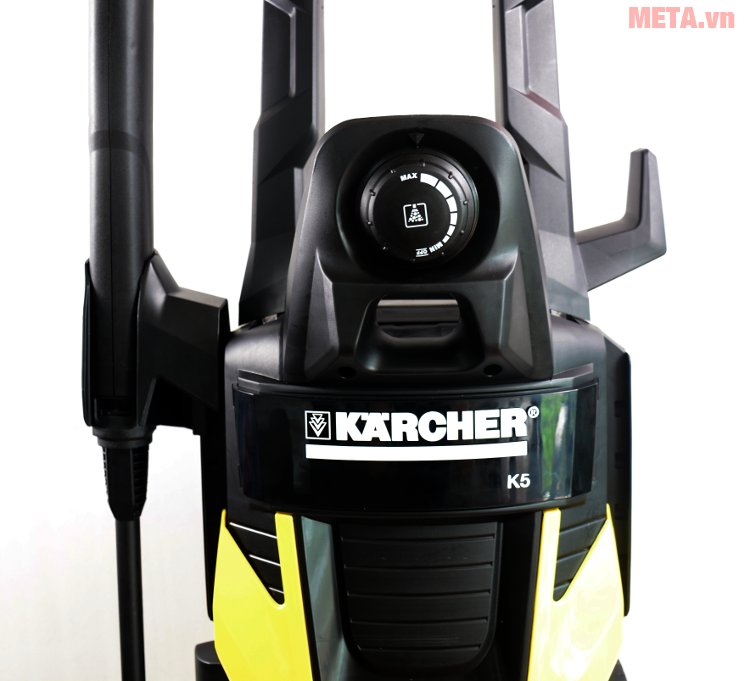 Máy phun áp lực cao Karcher K5 EU có van điều chỉnh lượng chất tẩy rửa 