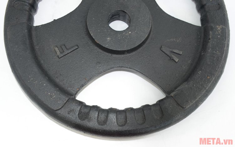 Tạ đĩa gang 2 kg có bề mặt nhẵn mịn tránh sát thương Tạ đĩa gang 2 kg có bề mặt nhẵn mịn tránh sát thương