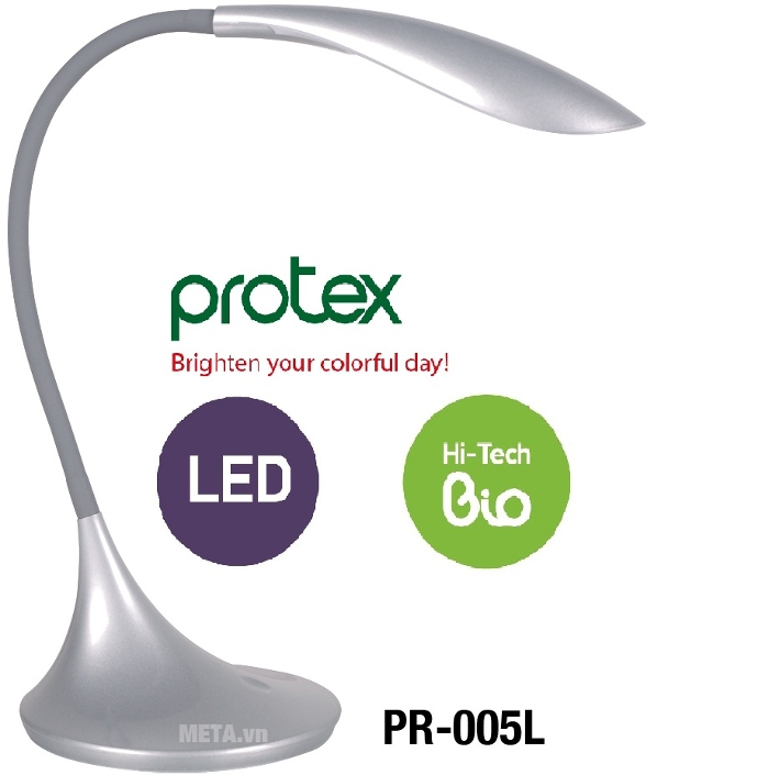 Đèn bàn học sinh Protex PR-005L màu bạc