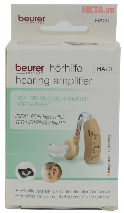 Máy trợ thính Beurer HA20 giúp hỗ trợ tốt cho người bị điếc tai