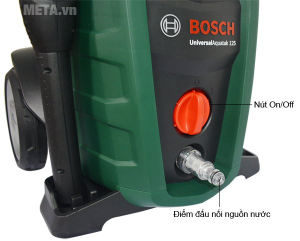 Nút công tắc bật tắt của máy phun xịt rửa áp lực cao Bosch Universal AQT 125
