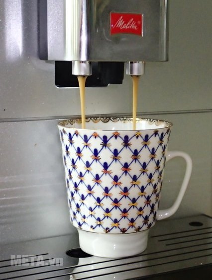 Máy pha cà phê Melitta Caffeo Passione OT có 2 vòi 