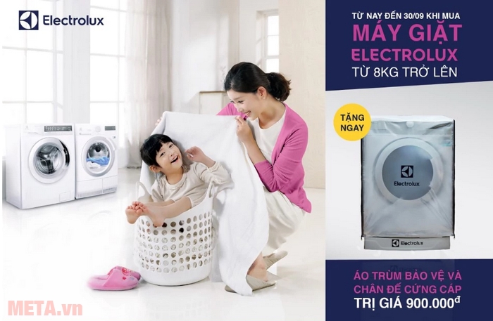 Combo chân đế và áo trùm máy giặt Electrolux