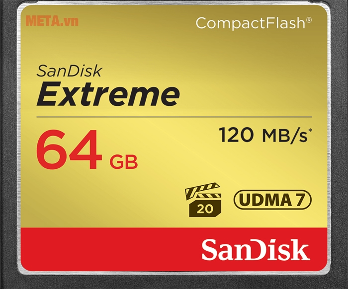 Thẻ nhớ máy ảnh 64Gb SanDisk CF Extreme SDCFXSB-064G-G46