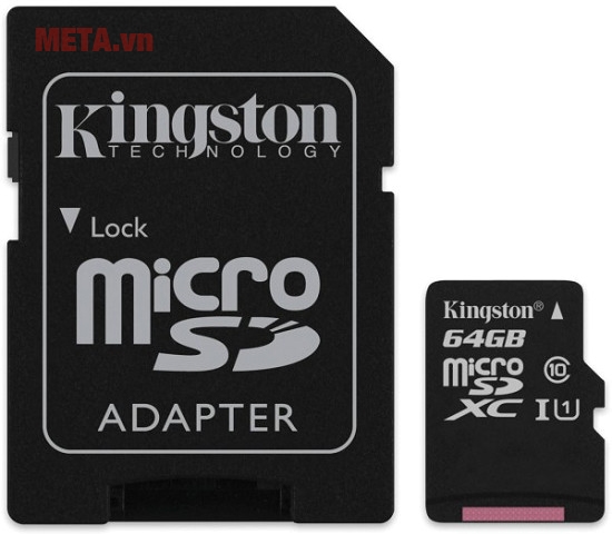 Thẻ nhớ 64Gb micro SDHC Kingston Class 10 UHS-I (SDC10G2/64GB)