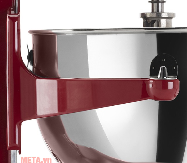 Bát trộn của máy trộn đa năng Heavy Duty KitchenAid 5KPM5EER được làm từ chất liệu bền bỉ, không gỉ