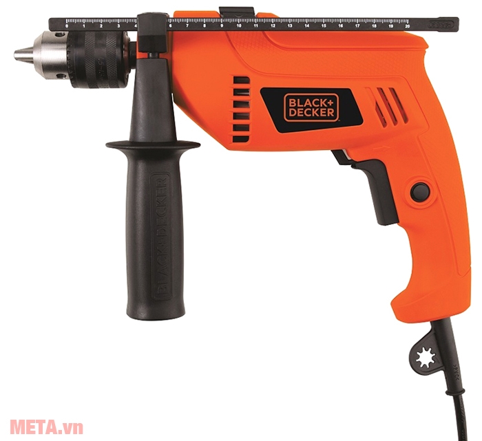 Máy khoan động lực Black&Decker HD555 có dụng cụ mở đầu cặp Máy khoan động lực Black&Decker HD555 có dụng cụ mở đầu cặp