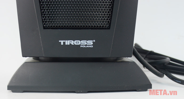 Quạt sưởi ceramic Tiross TS-928 có logo tiross trên thân máy