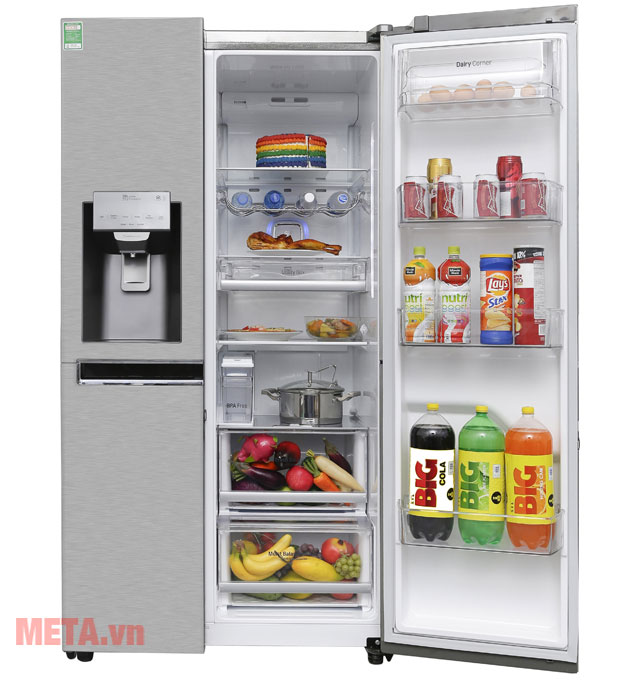 Phan Mart - Review chi tiết tủ lạnh LG GR-D305PS ngăn đá dưới 305 lít -  Phan Mart