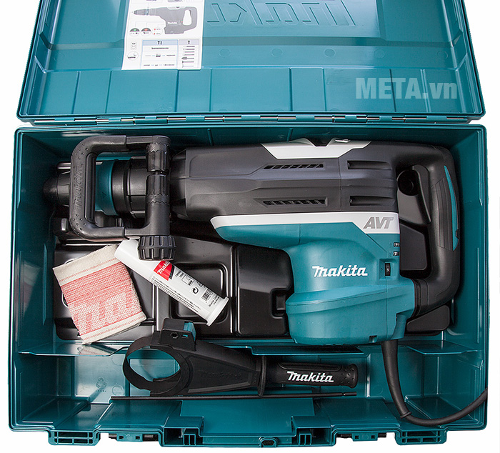 Máy khoan động lực Makita HR5212C được cất giữ gọn gàng Máy khoan búa 52mm