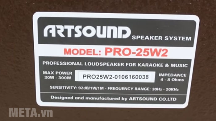 Loa cao cấp Artsound Pro PRO-25W2