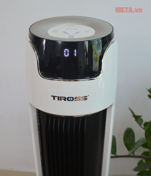 Quạt tháp Tiross TS9181 có đèn LED hiển thị rõ ràng