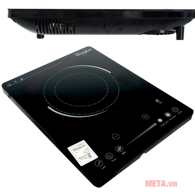 Bếp hồng ngoại Whirlpool ACT209/BLV có mặt bếp bằng thủy tinh Bếp hồng ngoại cảm ứng