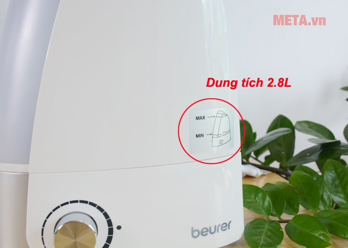 Máy tạo độ ẩm không khí Beurer LB44 có dung tích 2,8L