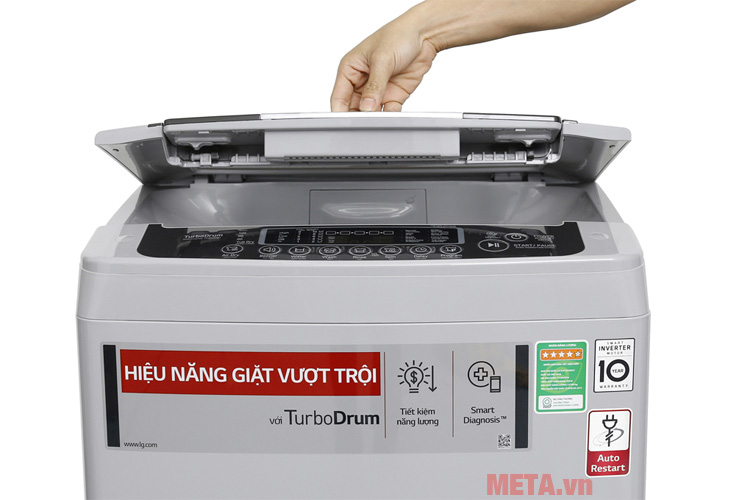 Nắp máy được làm từ kính chịu lực